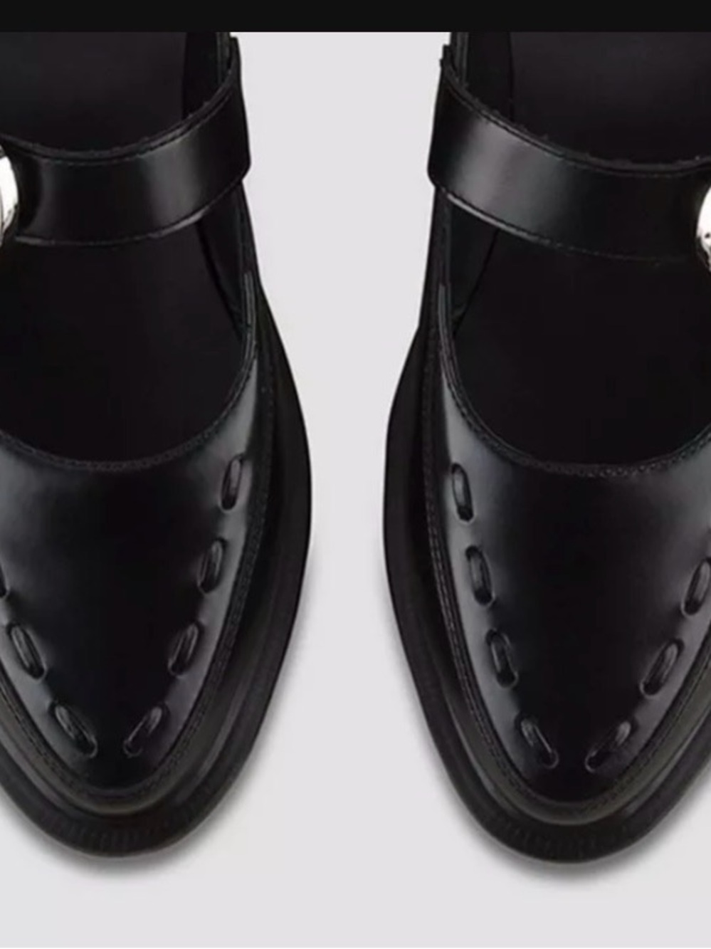 Dr. Martens Mary Jane Cammi with safety pin detail. - Picture 3 of 7